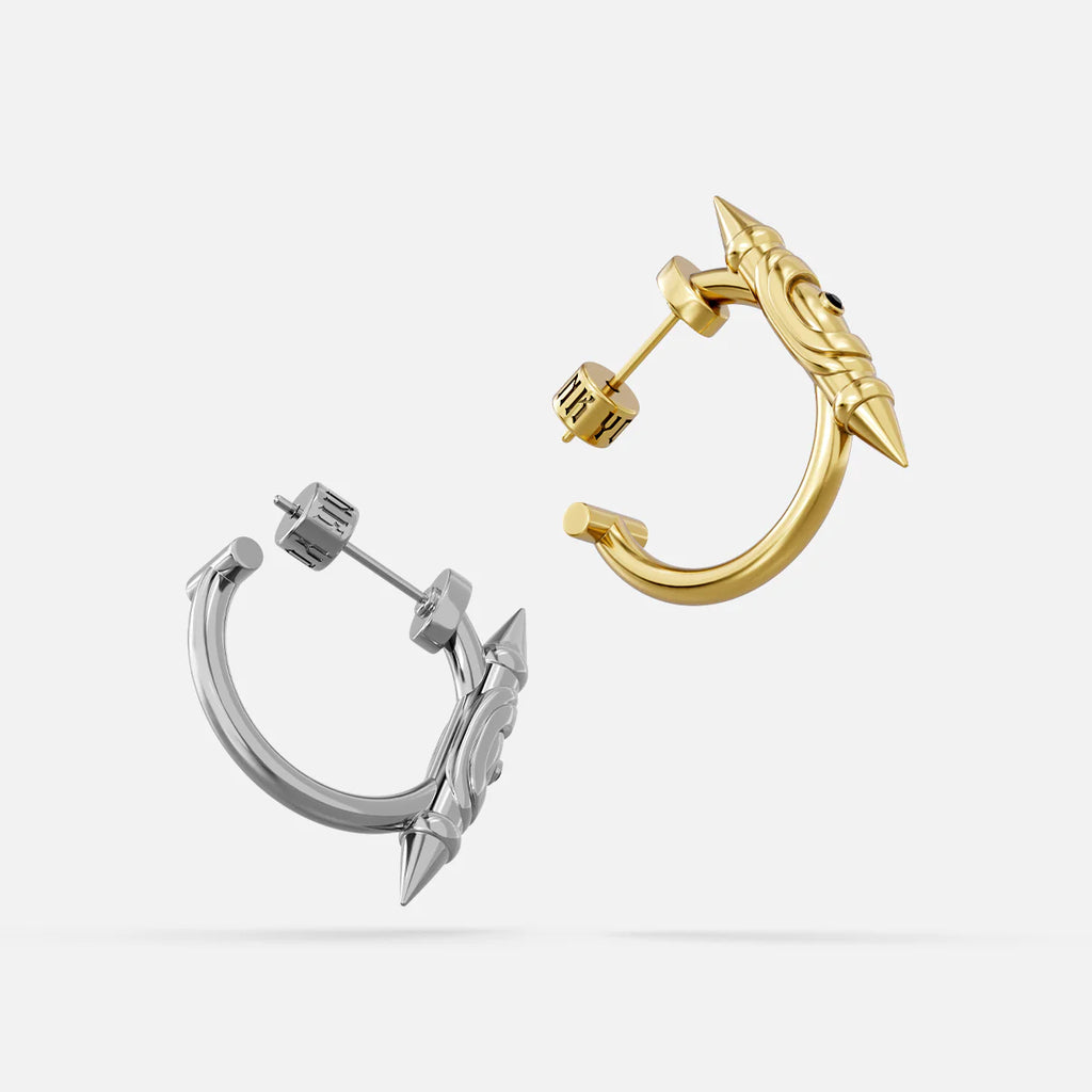 LAMINAR AXIS SPIKE EARRINGS