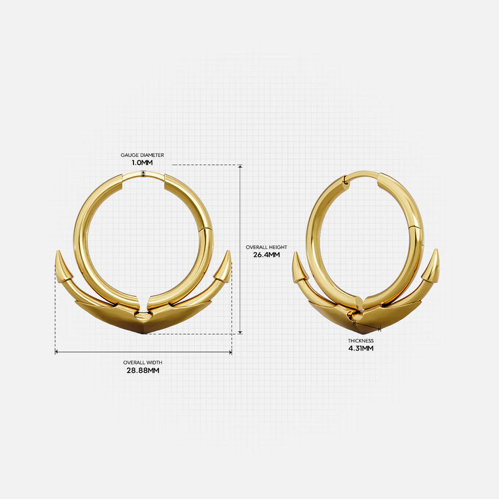JOINT CLAW EARRINGS