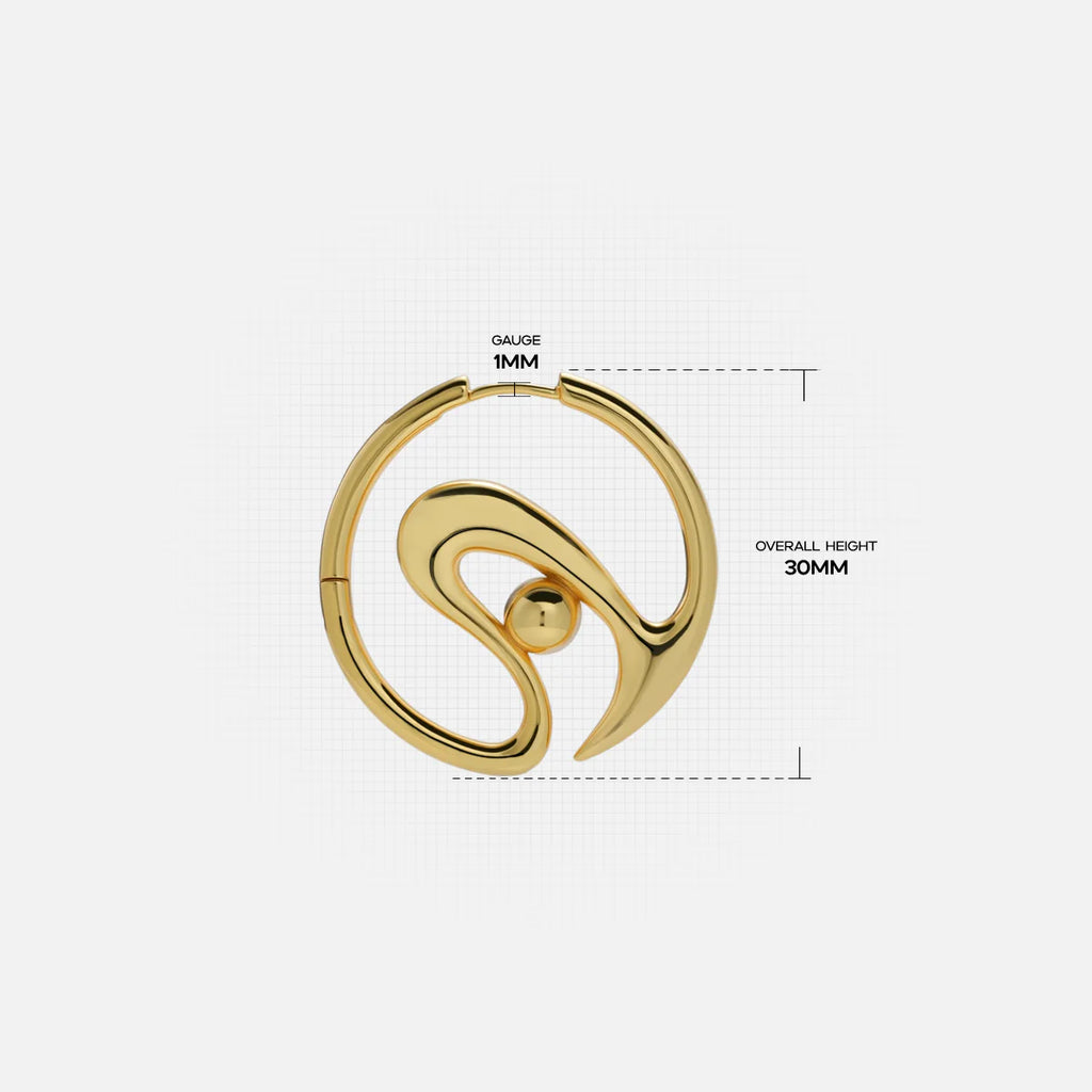 LIQUID ORBIT EARRINGS