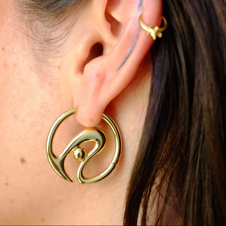 LIQUID ORBIT EARRINGS