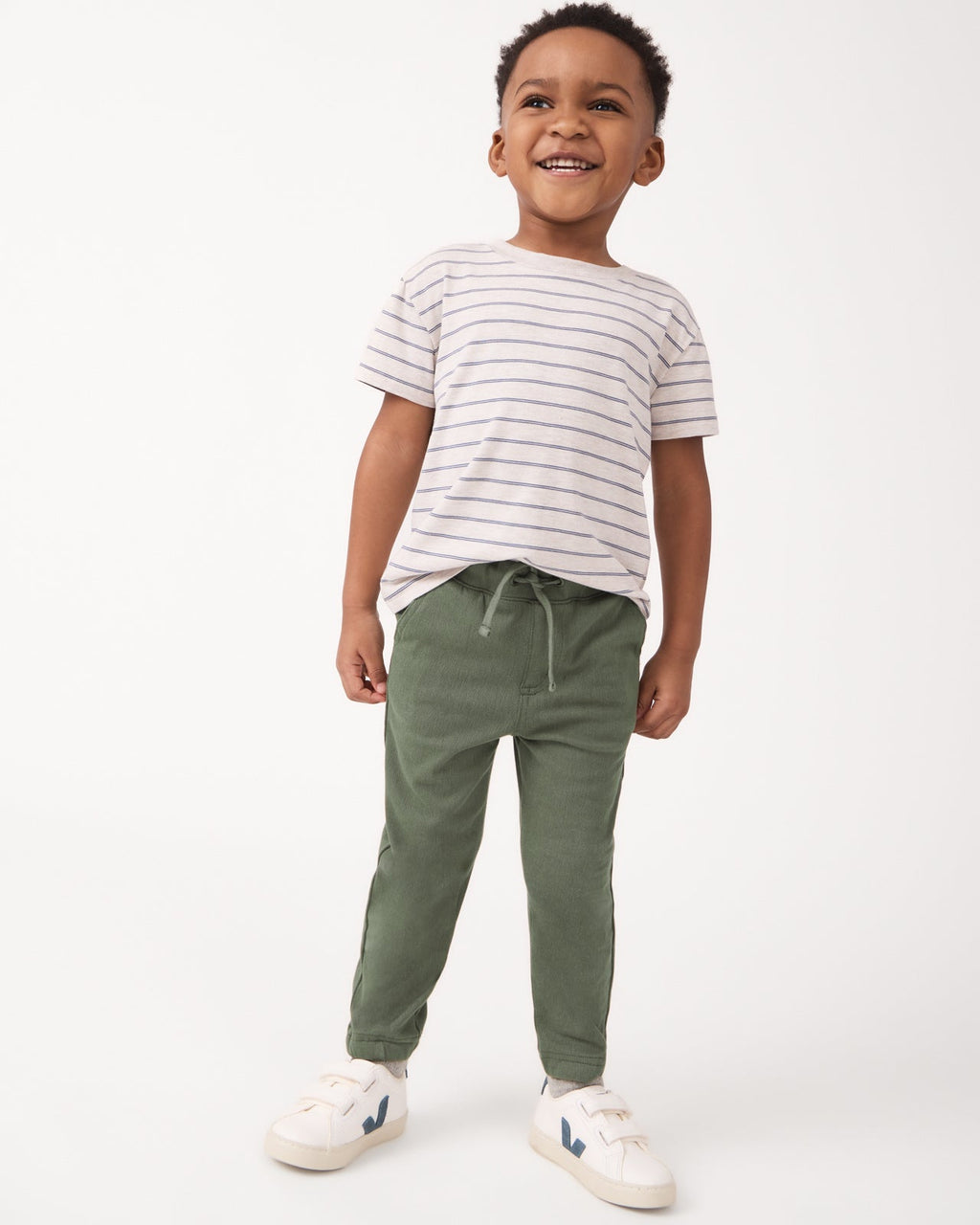 Olive Denim Jogger