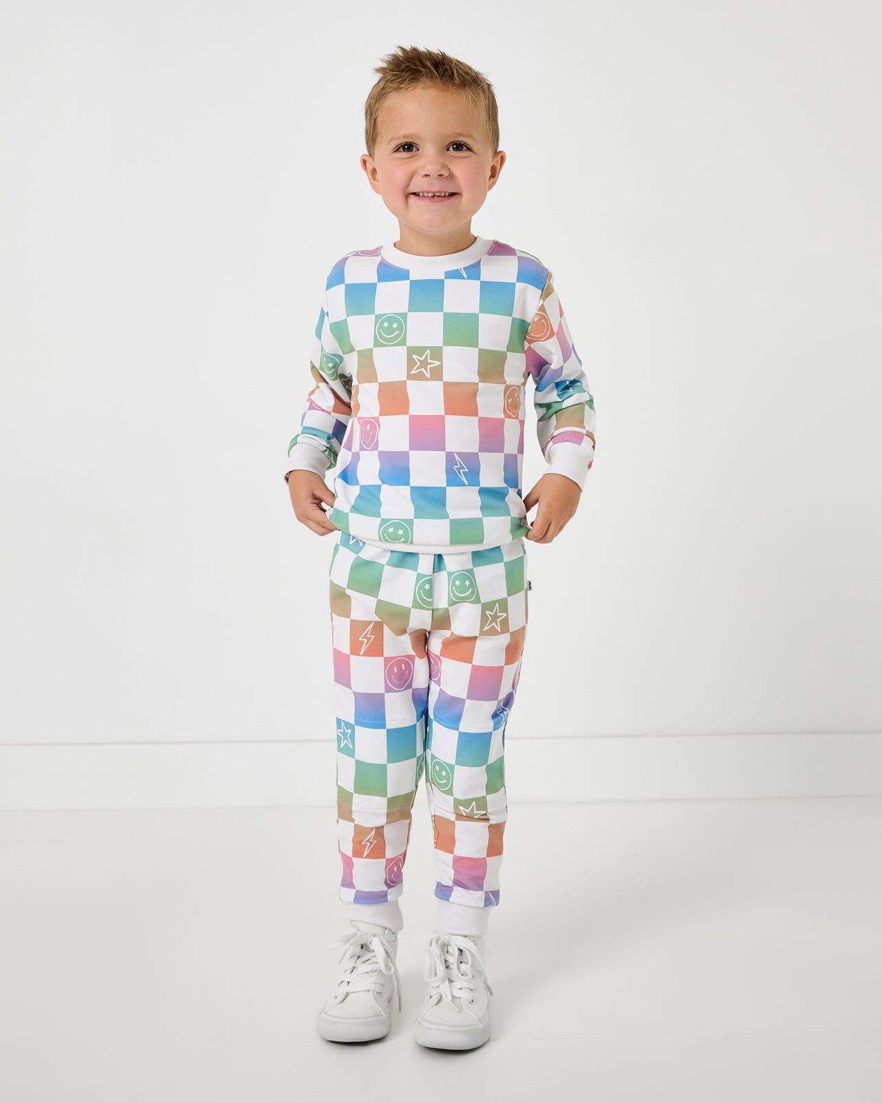 Ombre Cheery Checks Jogger