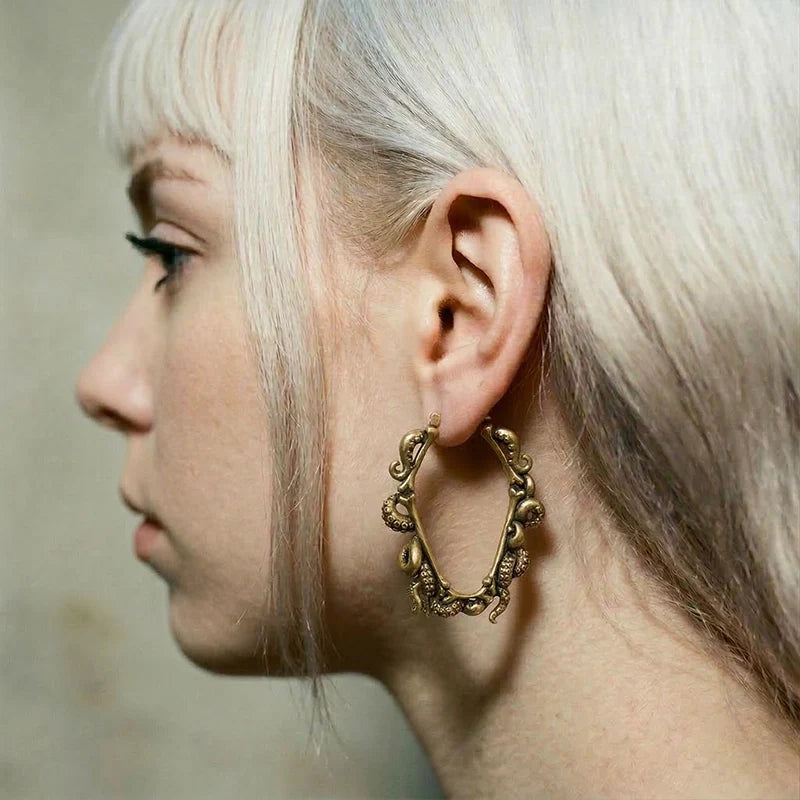 KRAKEN TENTACLE EARRINGS